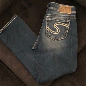 Silver Jean Capris size W27
